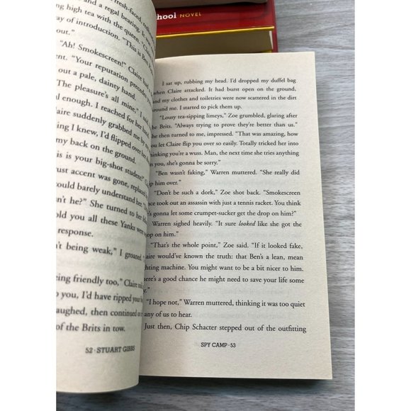 Lot of 3 Spy School Childrens Books Stuart Gibbs Spy Camp Evil Spy School - Picture 10 of 11